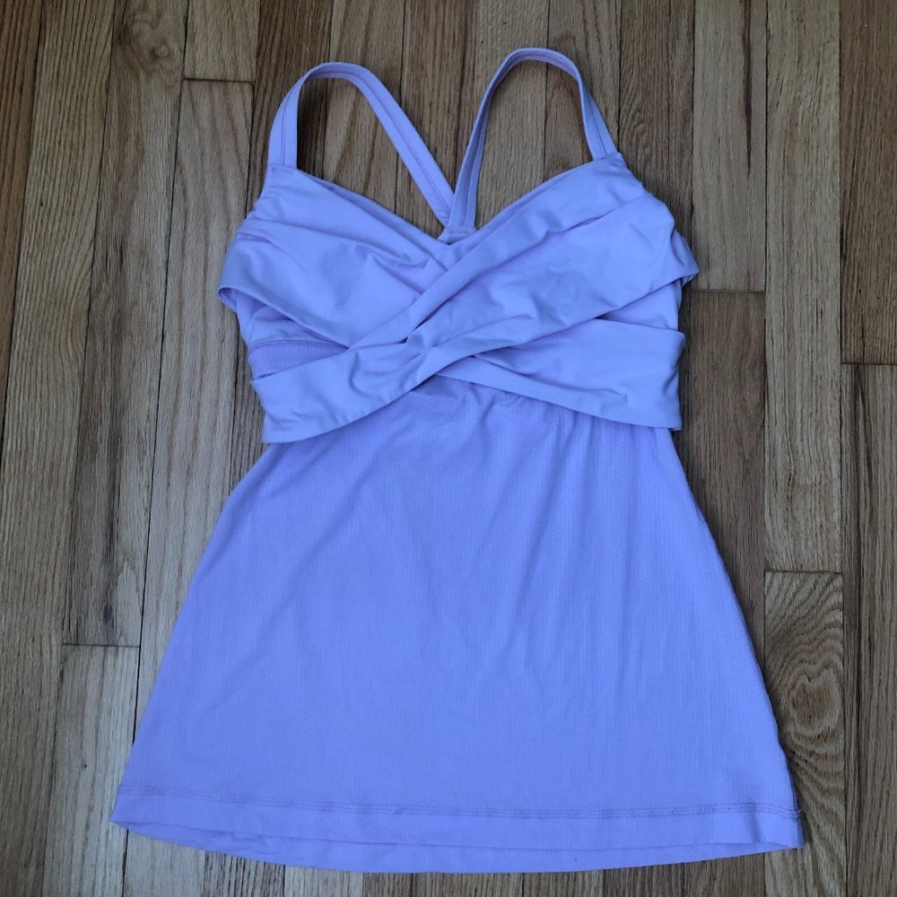 LIKE NEW Lululemon Wrap It Up Tank Pretty Purple
